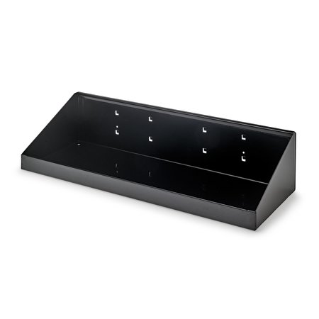 Triton Products 18 In. W x 6-1/2 In. D Black Epoxy Coated Steel Shelf for LocBoard 56186-BLK